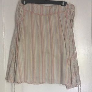 Free People Soft Pastel Cotton Skirt